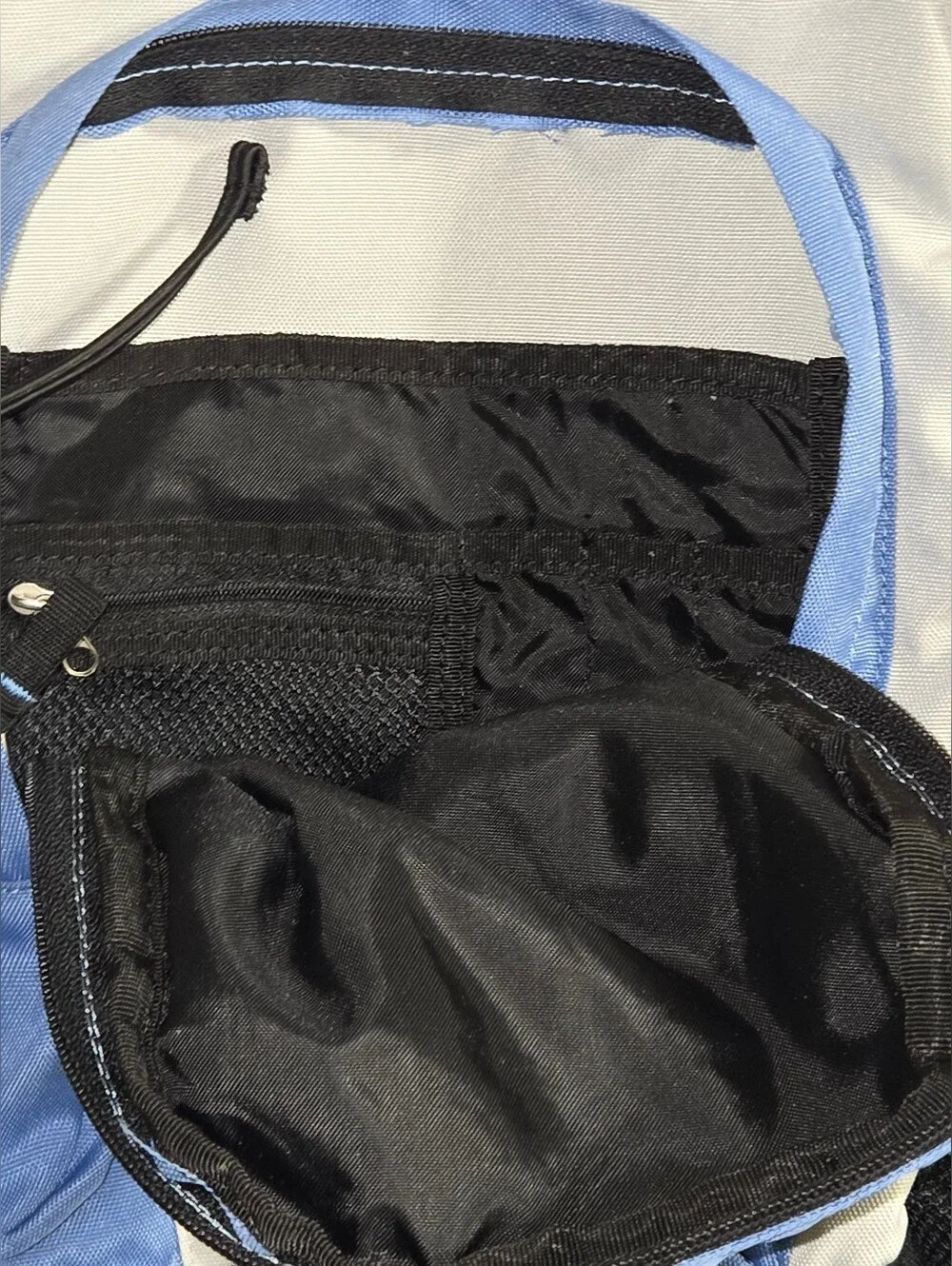 Eddie Bauer Mens Blue, Gray, & Black hiking backpack